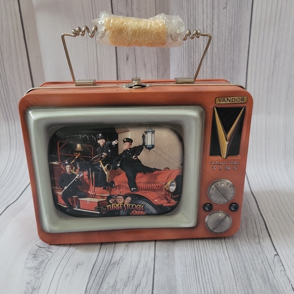 Vandor Three Stooges Vintage Tin Box TV antenna - Picture 3 of 8